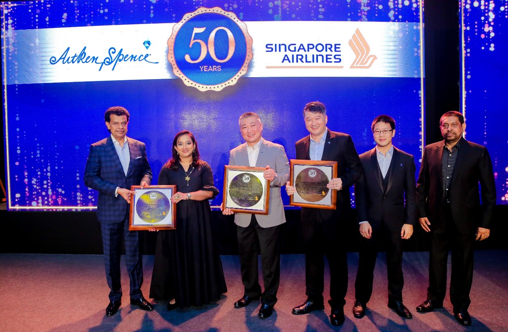 Aitken Spence & Singapore Airlines Celebrates 50 Years of Partnership